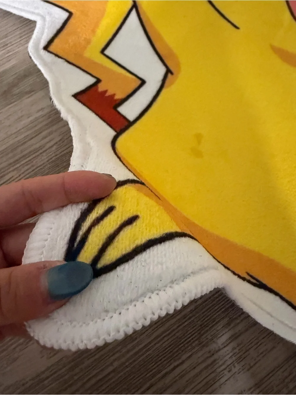 Pikachu Wall Decor Accent - Yellow Pokémon Plush Art. Rug